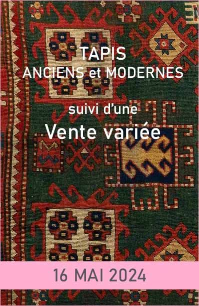 Sale in preparation : ANCIENT & MODERN RUGS followed by a VARIED SALE