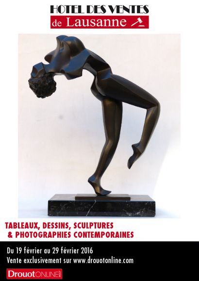 TABLEAUX, DESSINS, SCULPTURES & PHOTOGRAPHIES CONTEMPORAINES