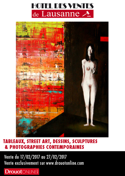 TABLEAUX, STREET ART, DESSINS, SCULPTURES & PHOTOGRAPHIES CONTEMPORAINES