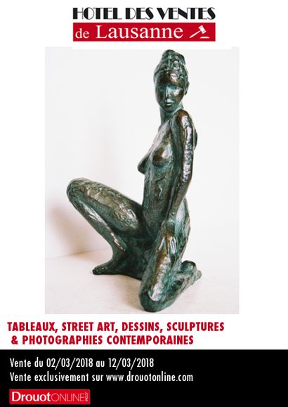 TABLEAUX, STREET ART, DESSINS, SCULPTURES & PHOTOGRAPHIES CONTEMPORAINES