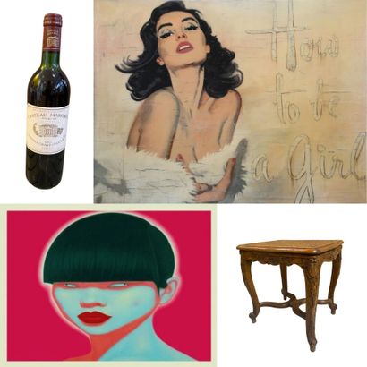 WINES - CONTEMPORARY ART COLLECTION - MODERN PAINTINGS - FURNITURE & OBJETS D'ART