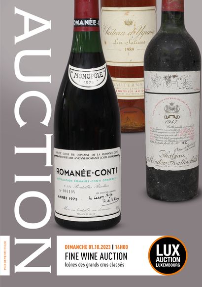 Fine wine auction Icônes des grands vins de Bordeaux et Bourgognes