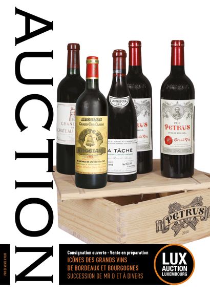 Icones des grands vins de Bordeaux & Bourgognes Succession de Mr D & à divers