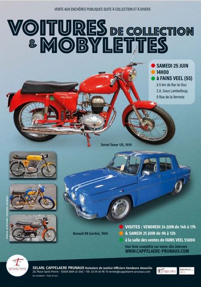 VEHICULES DE COLLECTION & MOBYLETTES