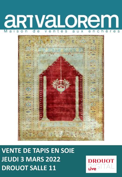 VENTE DE TAPIS EN SOIE