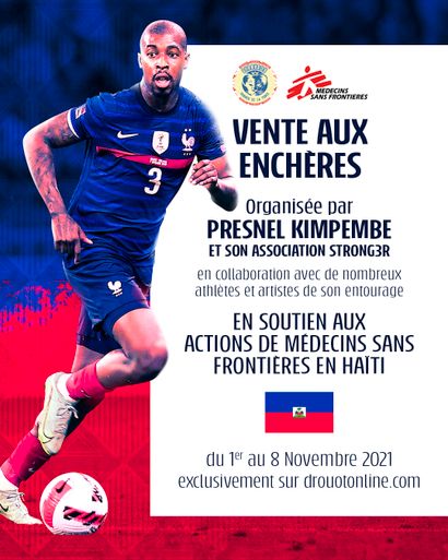 Sale in support of MSF actions in Haiti, with the collaboration of P. Kimpembe 
