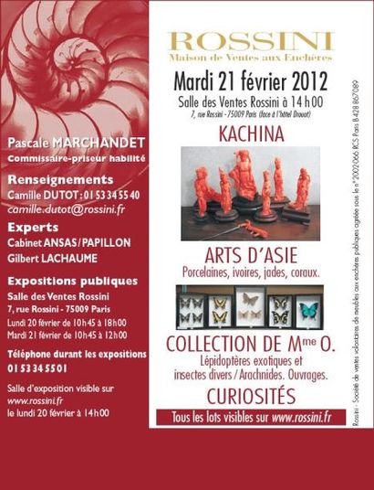 Asie, Afrique, Orient, Kachina, et Collection de papillons