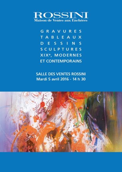 Gravures, Tableaux, Dessins, Sculptures XIXe, Modernes, Contemporains