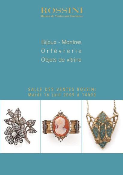 BIJOUX, MONTRES, OBJETS DE VITRINE , ORFEVRERIE