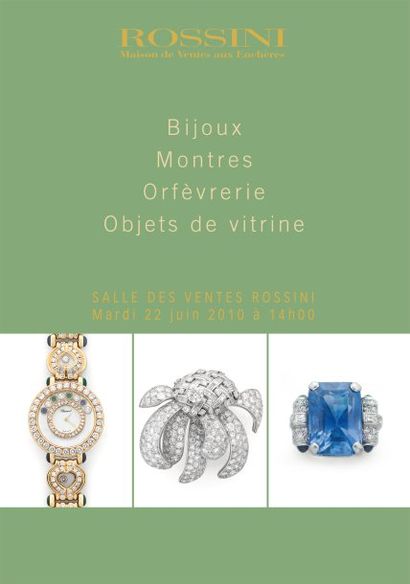 Bijoux, Montres, Argenterie, Objets de vitrine