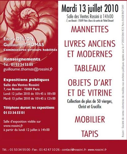 Mobilier-Objets d'Art