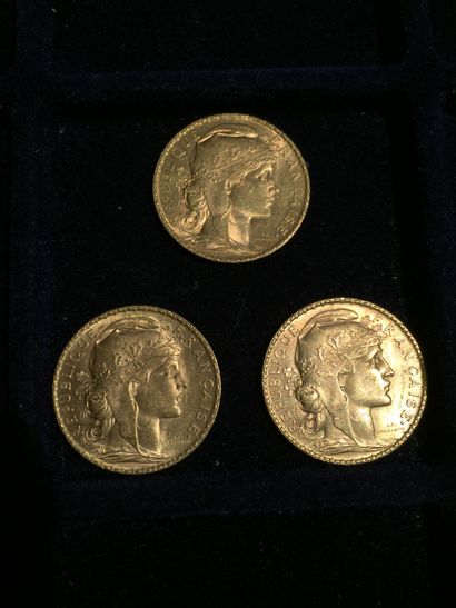Numismatique : Pièces d'or, billets, médailles