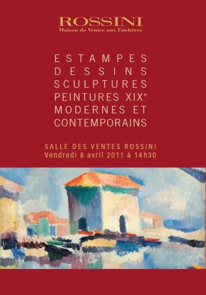 ESTAMPES, DESSINS, SCULPTURES, PEINTURES XIXe ET MODERNES - Vente LIVE 