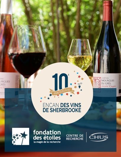 10e Encan des vins de Sherbrooke au profit de la Fondation des étoiles