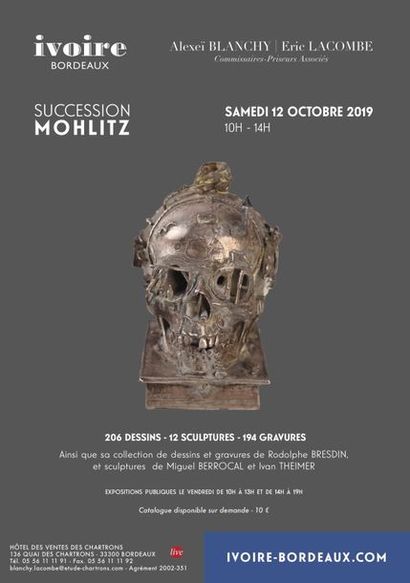 Succession de Philippe MOHLITZ (1941-2019) Atelier & Collection