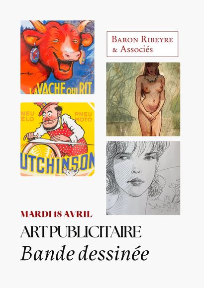 ART PUBLICITAIRE - BANDE DESSINEE
