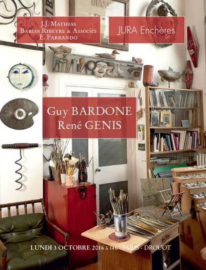 Vente d'atelier : Guy BARDONE & René GENIS