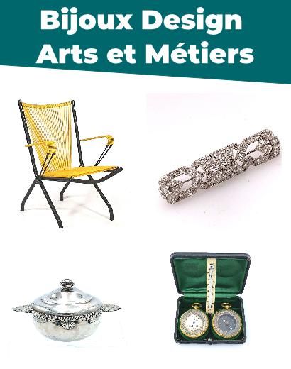 ARTS ET MÉTIERS, BIJOUX, ORFEVRERIE, DESIGN