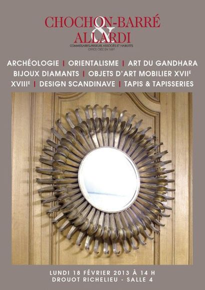 Tableaux, mobilier et objets d'art, archéologie..