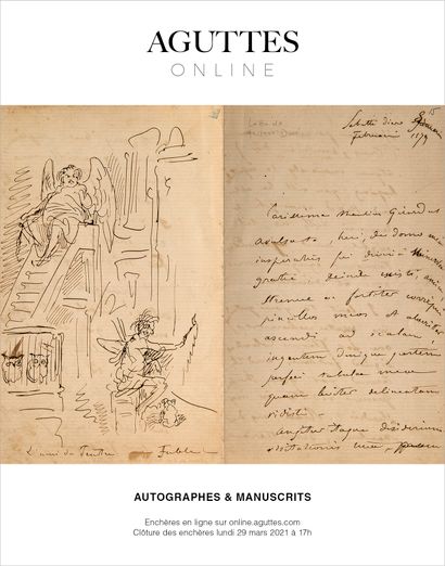 ONLINE ONLY :  Autographes & manuscrits