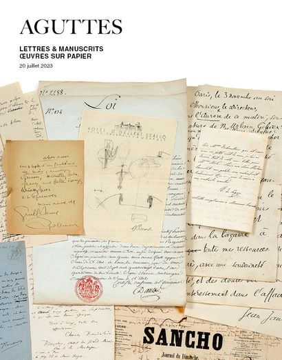 Lettres, manuscrits & œuvres sur papier