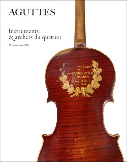 Instruments & bows of the quartet