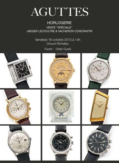 HORLOGERIE VINTAGE, VACHERON CONSTANTIN, JAEGER ET DIVERS