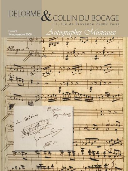 Autographes Musicaux