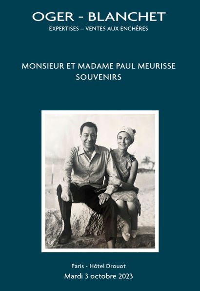 TWO APARTMENTS AT DROUOT: MEMORIES OF MONSIEUR AND MADAME PAUL MEURISSE