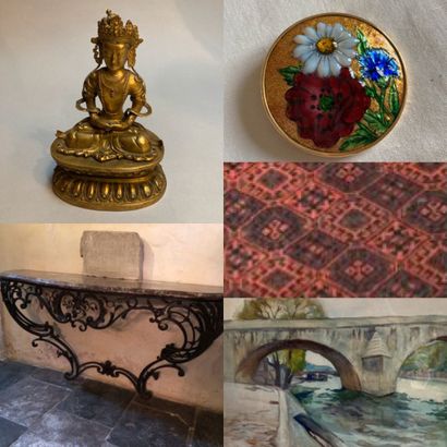 Vente classique : tableaux, objets d'art, mobilier, tapis 