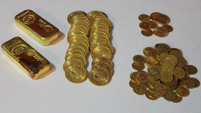 Lingots et monnaies d'or