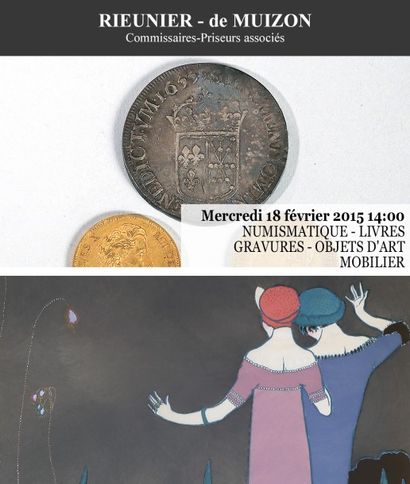 NUMISMATIQUE - LIVRES - GRAVURES - OBJETS D'ART - MOBILIER