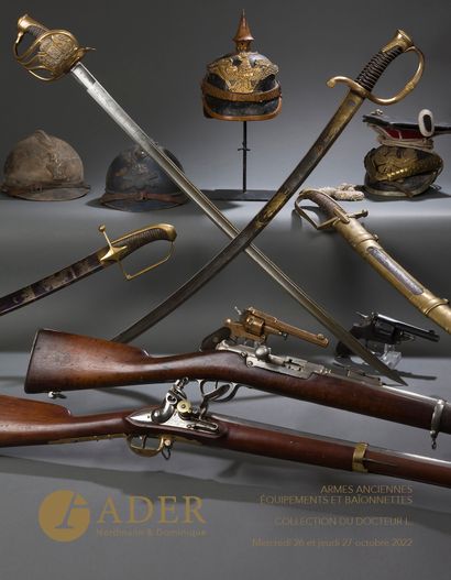 Antique weapons, equipment and bayonets - Collection of Doctor L. Part 2 - lots 281 to 578