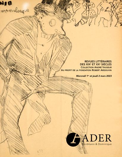 Revues littéraires des XIXe et XXe siècles - Jour 2 (lots 356 à 686) - Collection André Vasseur - Au profit de la fondation Robert Ardouvin