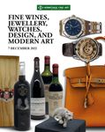Fine wines, Jewellery, Watches, Design, and Modern Art