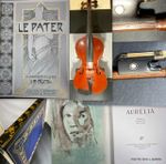 livres anciens et modernes, instruments de musique