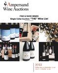 Single Cellar Auction: THE Wine List  -  Fine & Rare Wines 3.22