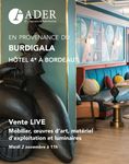 [LIVE SALE] From the Burdigala, 4* hotel in Bordeaux : Furniture, works of art, operating equipment and lighting