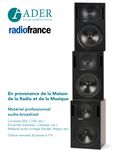 matériel professionnel audio-broadcast en provenance de la Maison de la Radio et de la Musique