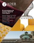 [VENTE EN PREPARATION] En provenance de l’ancien Hôtel W Paris-Opéra : Mobilier Design (luminaires, fauteuils, tables, bar, ...) et équipement professionnel de restauration