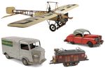 Grenier du val d'oise (Auvers-sur-Oise) :  Miniature toys DINKY TOYS, CRD - Electric trains -SOLIDO - and various furniture objects