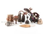 Private collection of tribal musical instruments