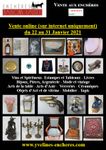 Online sale : Wines and Spirits - Books - Prints, drawings, paintings - Precious stones and Jewelry - Coins and Silverware - Fashion and vintage - Tableware - Works of Art and window displays - Ceramics - Glassware - Asian Art - Furniture - Textiles and Carpets