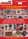 Vente online : Vins et Spiritueux - Livres - Arts graphiques - Pierres précieuses - Bijoux - Argenterie - Numismatiques - Timbres - Objets d'Art et de vitrine - Arts d'Asie - Arts de la Table - Mobilier - Tapis