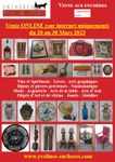 Online sale : Wines and Spirits - Books - Graphic arts - Precious stones - Jewelry - Silverware - Numismatics - Stamps - Works of art and display items - Asian art - Tableware - Furniture 
