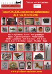 Online sale : Wines and Spirits - Books - Graphic Arts - Jewelry - Silverware - Numismatics - Stamps - Works of Art - Asian Art - Tableware - Furniture - Carpets
