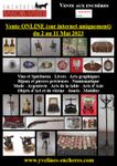 Online sale : Wines and Spirits - Books - Graphic arts - Precious stones - Jewelry - Silverware - Numismatics - Stamps - Works of art and display items - Asian art - Tableware - Furniture 