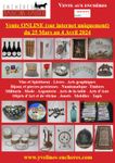 ONLINE SALES : WINES AND SPIRITS - BOOKS - GRAPHIC ARTS - STAMPS - NUMISMATICS - JEWELRY AND SILVERWARE - FASHION - FASHION - ART AND DISPLAY OBJECTS - ASIAN ART - CERAMICS - GLASSWARE - TABLEWARE - FURNITURE - RUGS