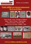 Vente online : Vins alcools - Livres - Estampes et Tableaux - Mode et Bijoux - Argenterie- Arts d'Asie - Chevaux et courses - Arts de la table - Objets d'Art et de Vitrine - Mobilier - Tapis