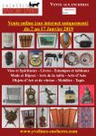 Vins - Estampes et Tableaux - Mode et Bijoux - Arts d'Asie - Arts de la Table - Objets d'Art et de Vitrine - Mode - Tapis